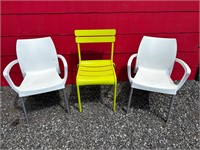 3 x Outdoor Chairs