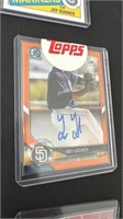 2018 Bowman Chrome Joey Lucchesi Auto 1st Bowman /