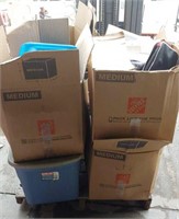 (8) Boxes of Household