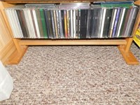 Shelf of CD music, various artist collections