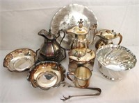 Lot of Assorted Silver Plated Items