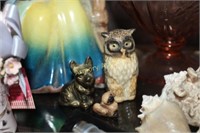 OWL - DOG FIGURINES