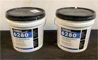 (2) 5Gal Roberts Buckets of Pressure Sensitive Adh