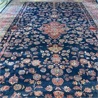 Antique Hand Knotted Persian Sarouk 12x18 ft    #4