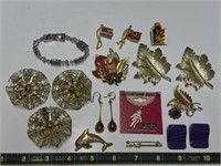 Brooches, Earrings, Swarovski Crystal Birthstone