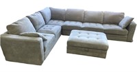 Thomasville 2 Piece Fabric Sectional Sofa With