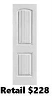 Masonite 24 in. x 80 in. 2 Panel Cheyenne door