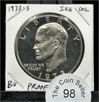 1973-S Eisenhower Dollar 40% Silver Proof