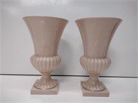 Vintage Lenox Pink Ceramic Vases