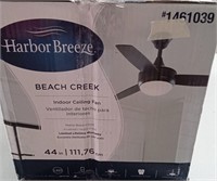 44" Beach Creek Indoor Ceiling Fan