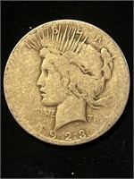 1923 silver dollar coin.