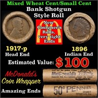 Small Cent Mixed Roll Orig Brandt McDonalds Wrappe