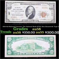 1929 $10 National Currency 'The National Bank Of N