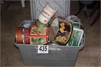 Large Tote Assorted Tins