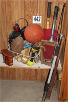 Assorted Sporting Good Items