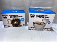 COFFE MUG/ FROSTED DONUT AND TOILET MUG
