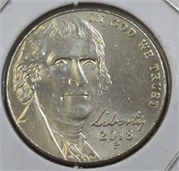 2018 P. Jefferson nickel