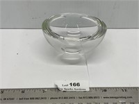 Littala Candle Holder Ball Clear Glass Vintage