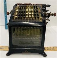 Antique 1890s Burroughs Adding Machine