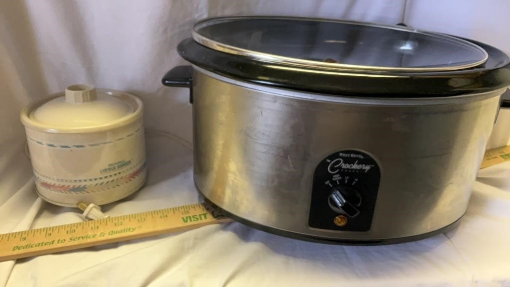 West Bend Slow Cooker,Rival Little Dipper