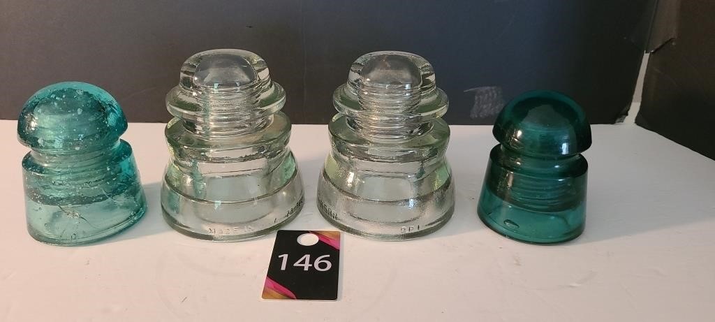 Vintage Glass Insulators