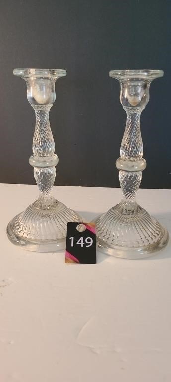 Glass Candle Holders