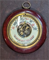 Vintage Frank F Watrous Jeweled Barometer