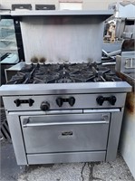 6 BURNER GAS STOVE SUNFIRE