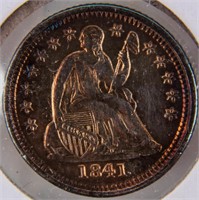 Coin 1841-O Seated Liberty Half Dime BU