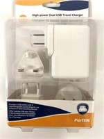 New High Power Dual USB Travel Charger