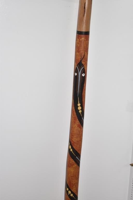 2002 Karen Taylor Hand Painted Walking Stick
