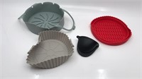 New 2 Collapsable Food Molds