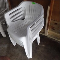 5 RESIN LAWN CHAIRS