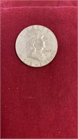 1962 FRANKLIN SILVER HALF DOLLAR