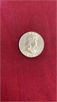 1961 FRANKLIN SILVER HALF DOLLAR