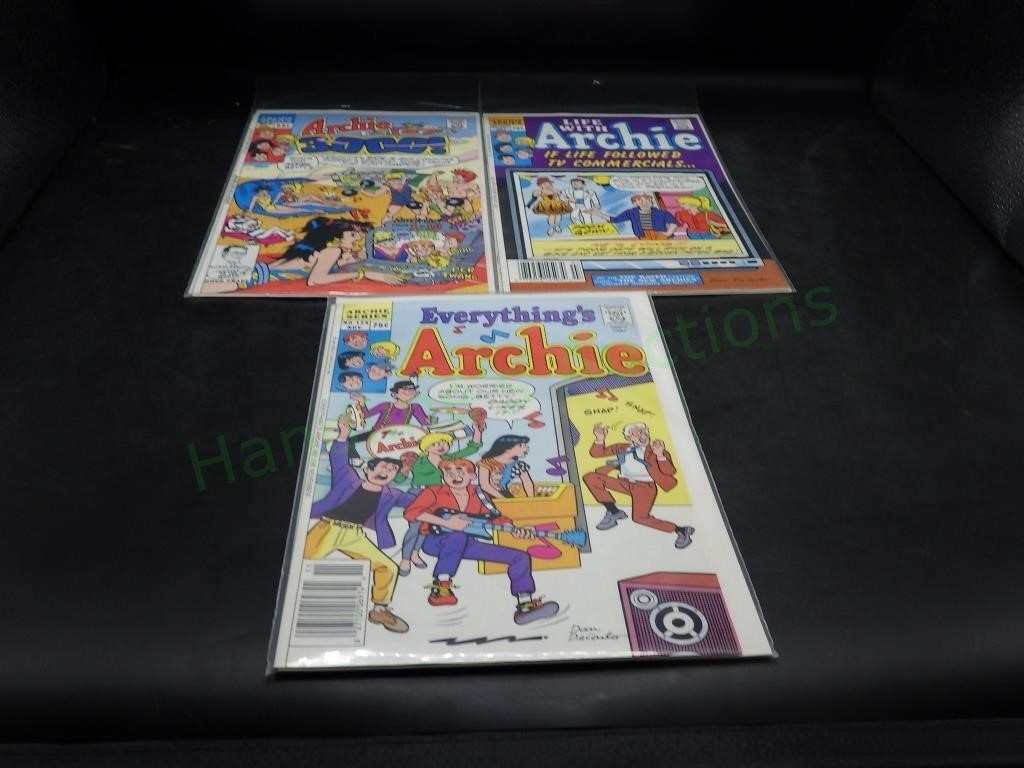 3 Archie Comics  #3 1989, 126 1986, 267 1988