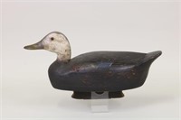 Oversized Black Duck Decoy by Unknown Ontario