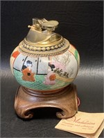 Oriental Porcelain Vessel Created Table Lighter,