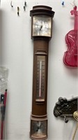 Vintage Barometer Wall Hanging 25 inch