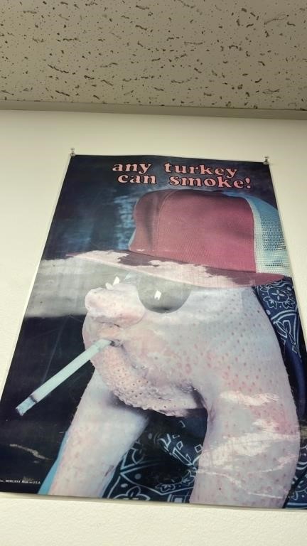 Any Turkey Can Smoke Poster