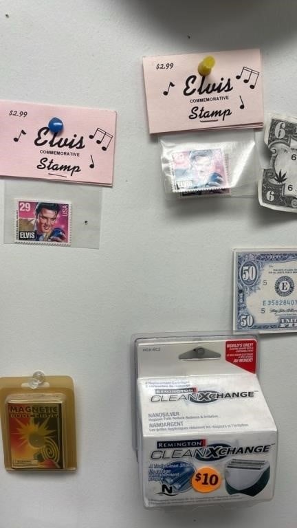 Elvis Stamps Novelty Bills Lot