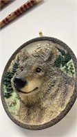 Wolf Ceramic Plate