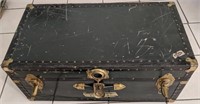 703 - STEAMER TRUNK W/ CLOTHING CONTENTS