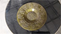 Vtg Ceramic Zodiac ashtray has chip under rim