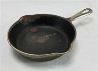 Griswold No 4 Nickel Plate Cast Iron Skillet 702