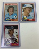 1981 Topps Superstars 3- Baseball Card Lot