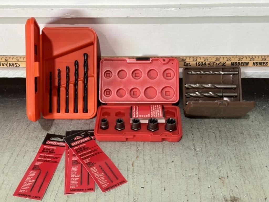 ASSORTMENT OF DRILL INDEX W/ BITS