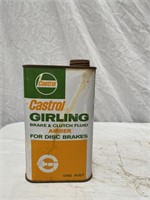 Castrol Girling brake fluid pint  tin