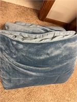 Blue comforter