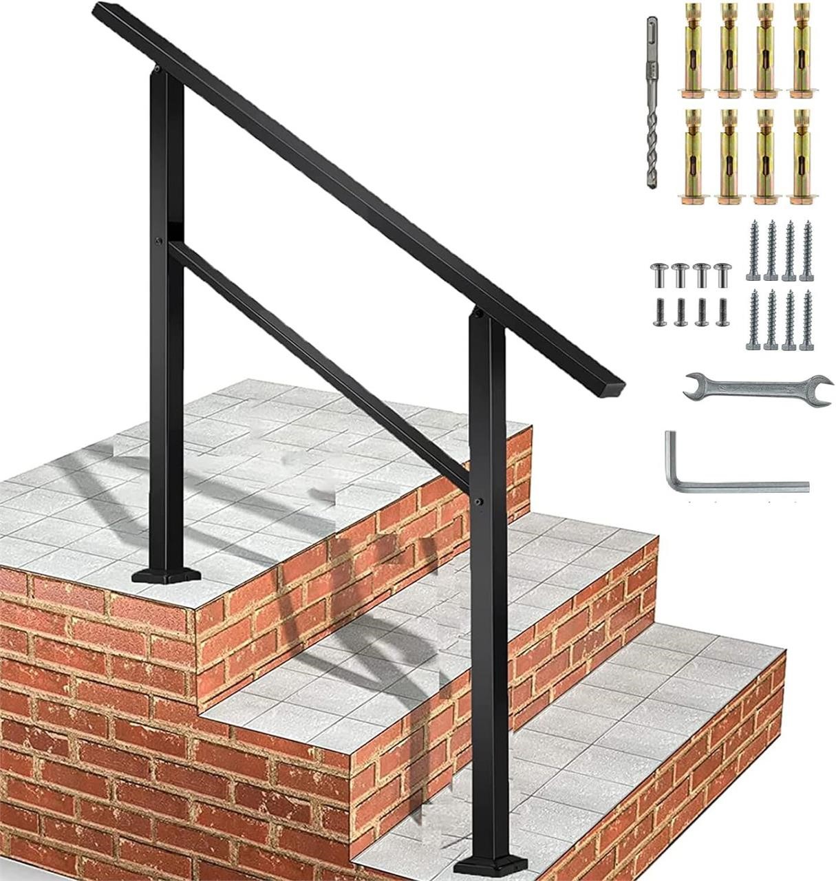 Handrails for Outdoor Steps 3Ft Stair Handrail  Ou